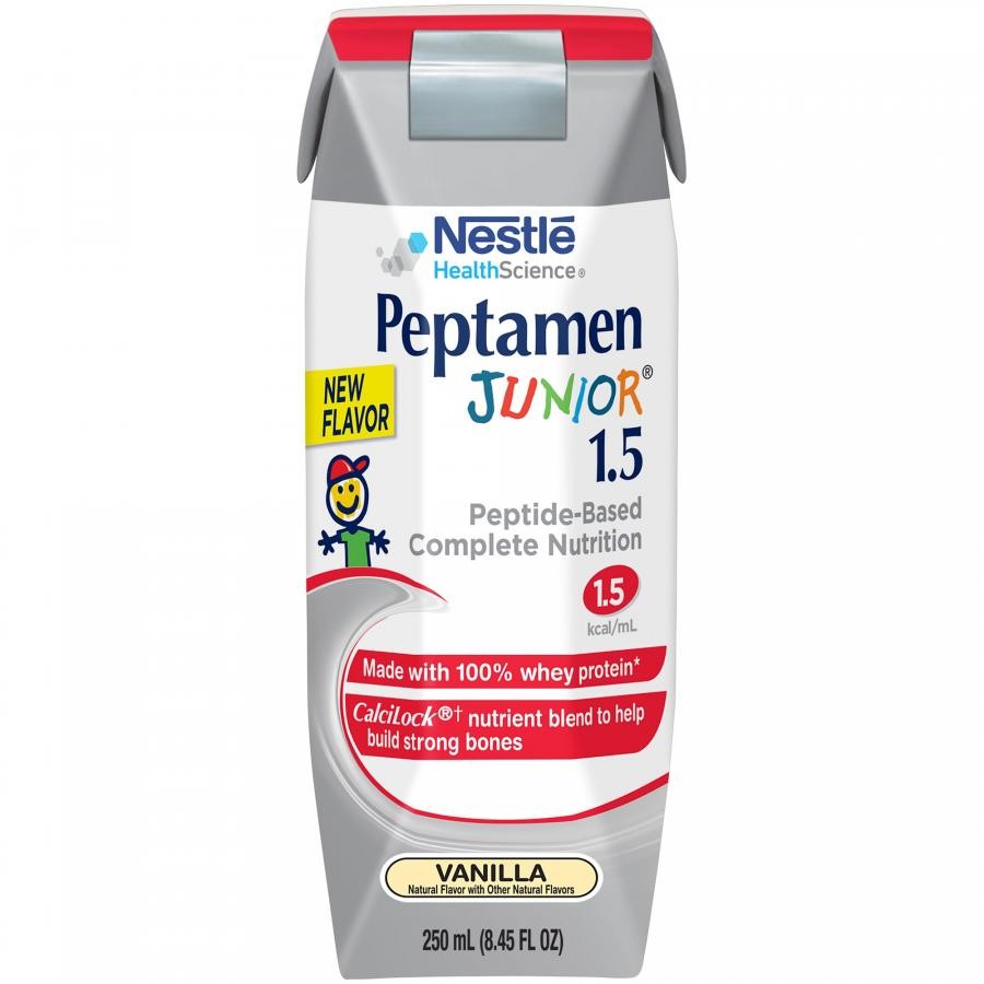 Peptamen Junior 1.5 Vanilla 8.45 oz. Carton Ready to Use Ages 1 to 13 Years, 24
