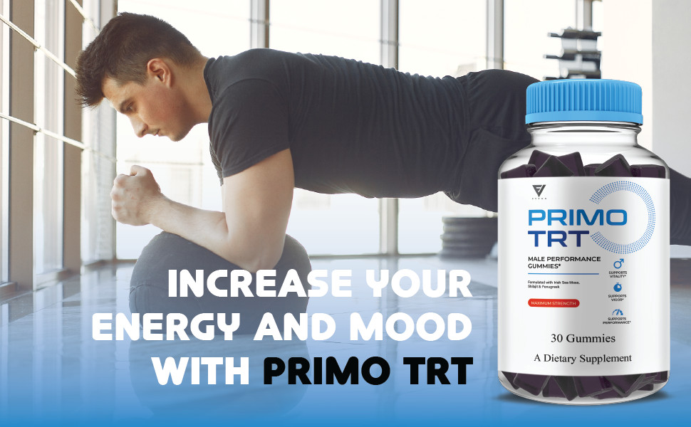 (3 Pack) Primo TRT Performance Gummies, PrimoTRT Energy Support (3 Month Supply)