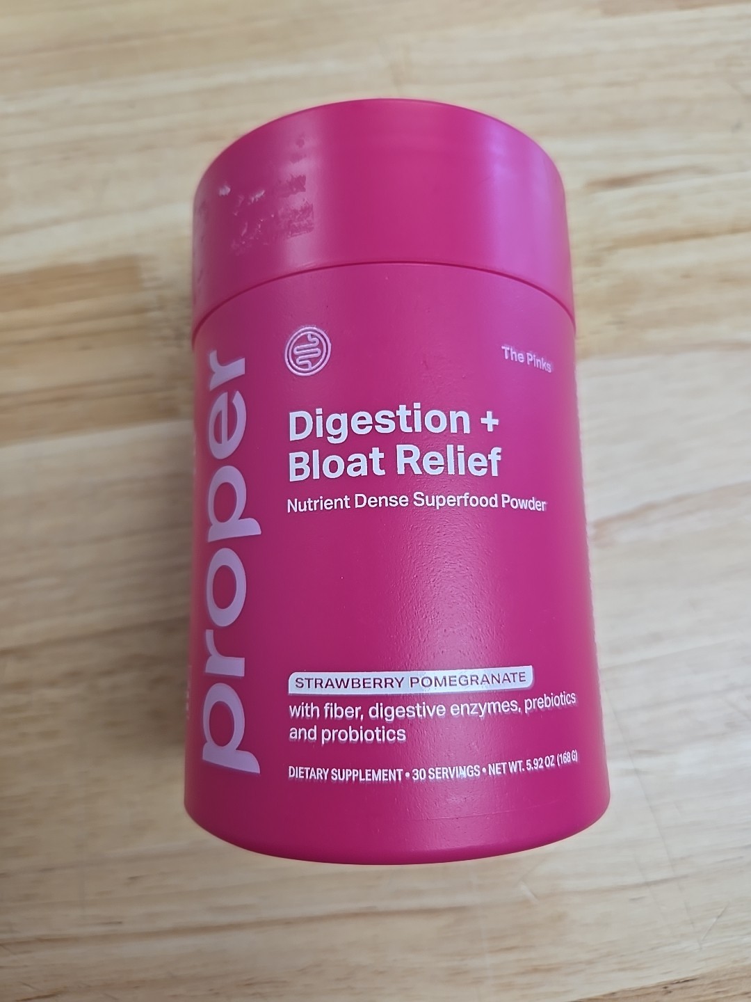 Proper The Pinks Digestion + Bloat Relief Dietary Supplement Powder – 5.92oz