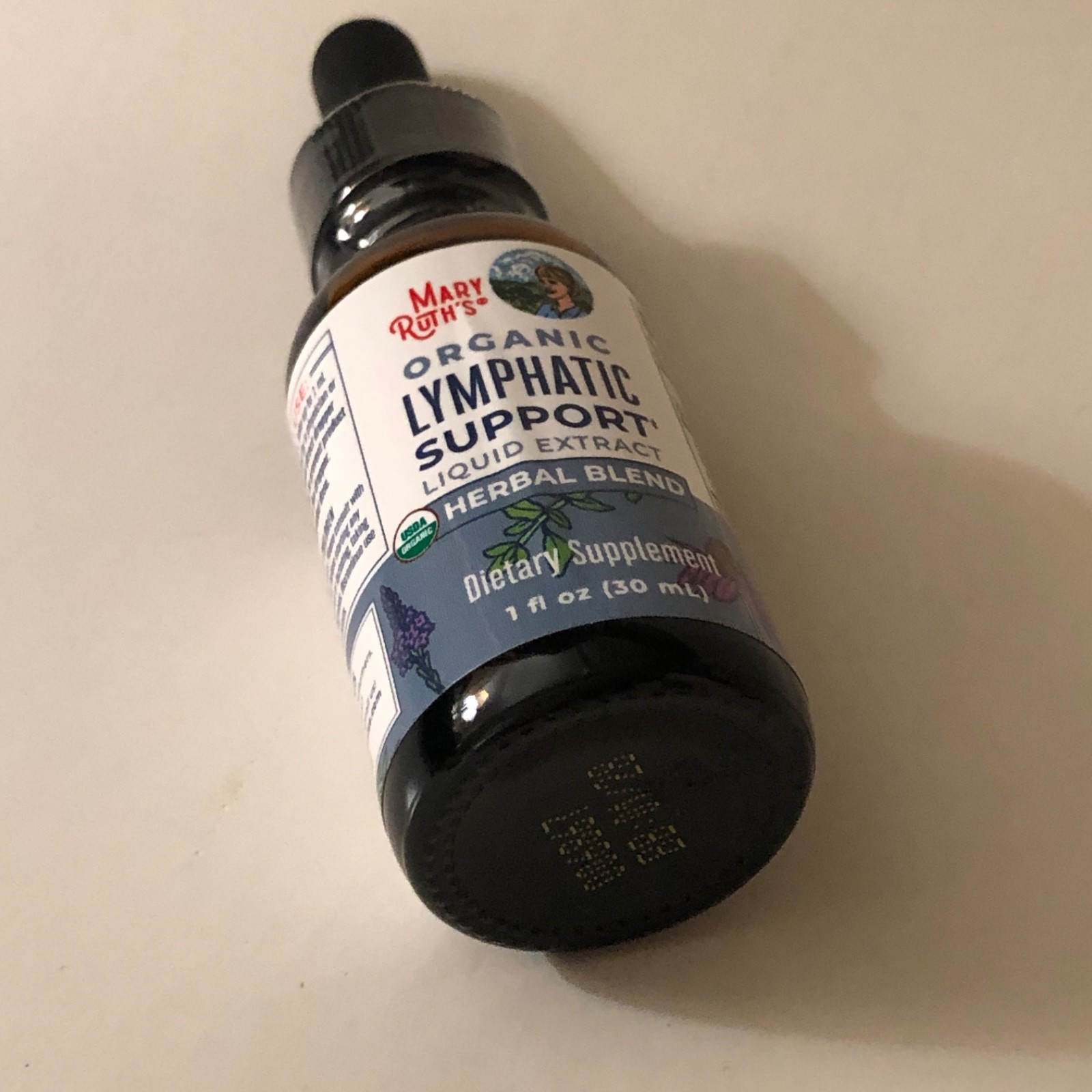 Mary Ruth Lymphatic Support Liquid Drops Organic Herbal Blend, 30 Servings