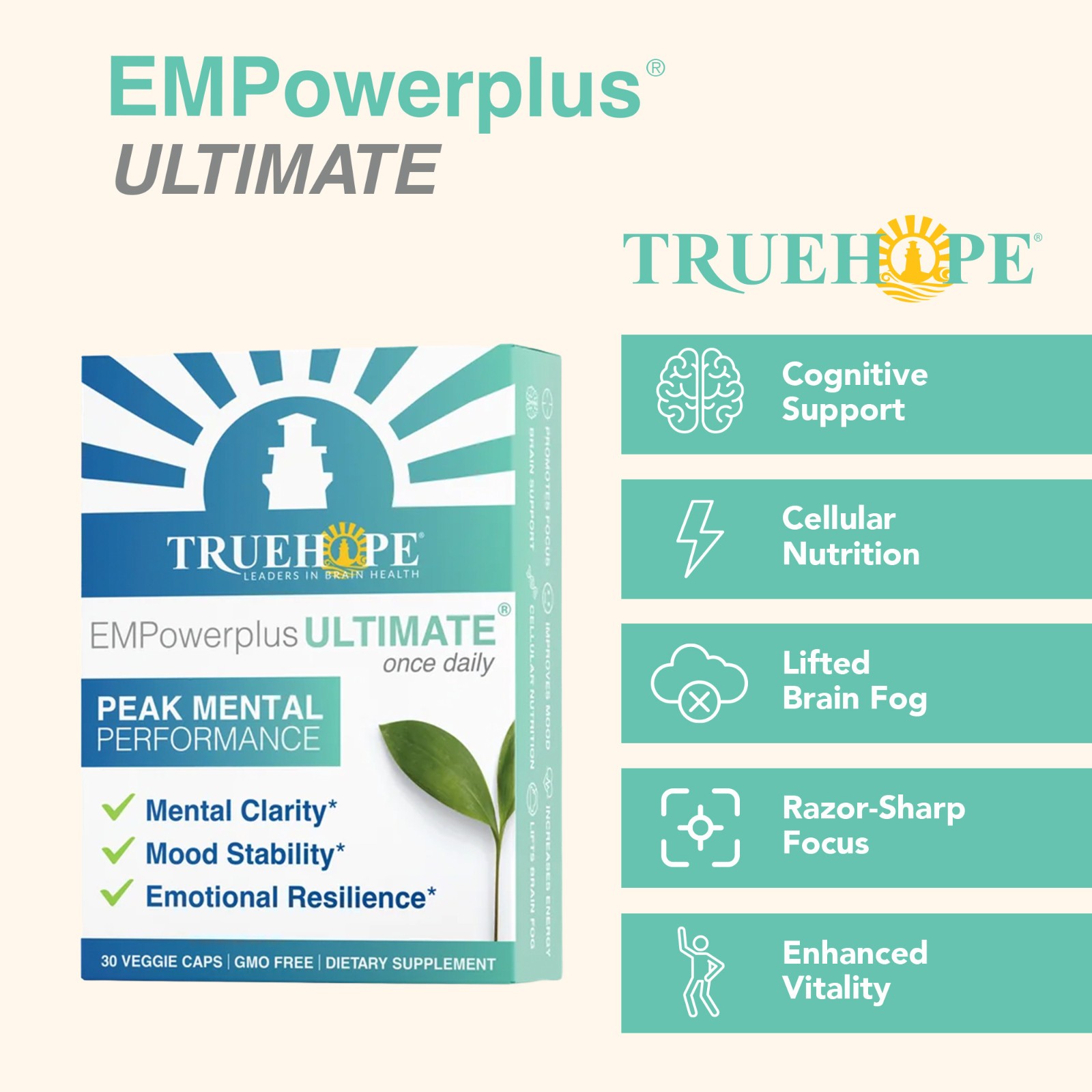 Truehope EMPowerplus Ultimate | Brain, Energy & Focus (Official Listing)