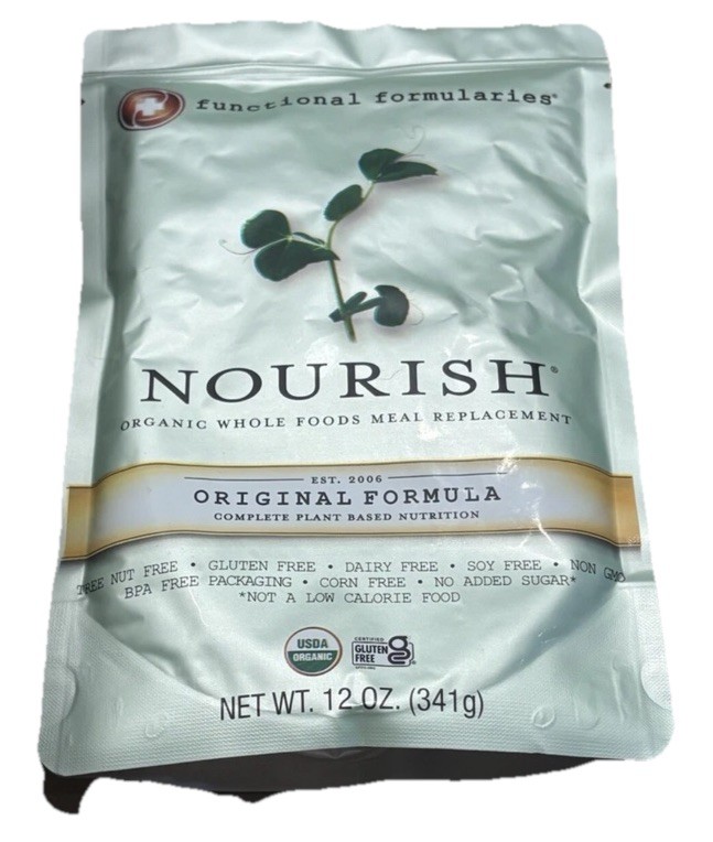 NEW Functional Formularies Nourish Tube Feeding Organic Original 12oz Box 24 Pks