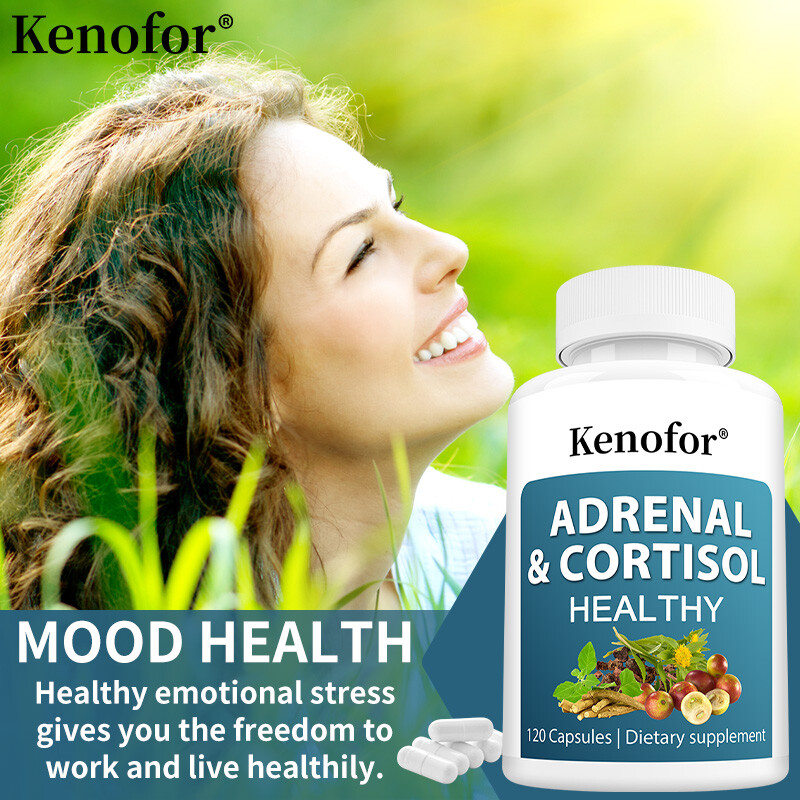 Adrenal Support Supplement Natural Stress Relief & Cortisol Manager Capsules