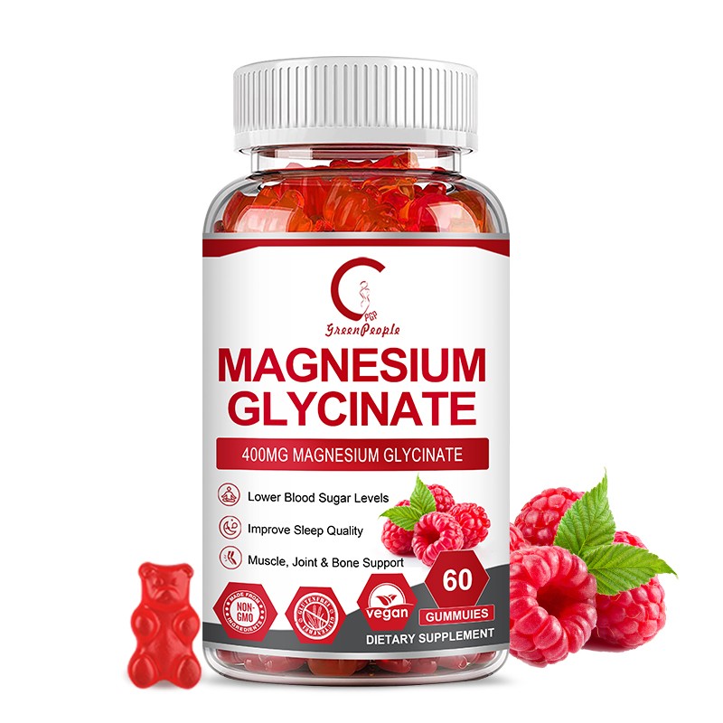 Magnesium Glycinate Gummies 60ct – Better Sleep, Calm & Relaxation, Sugar Free