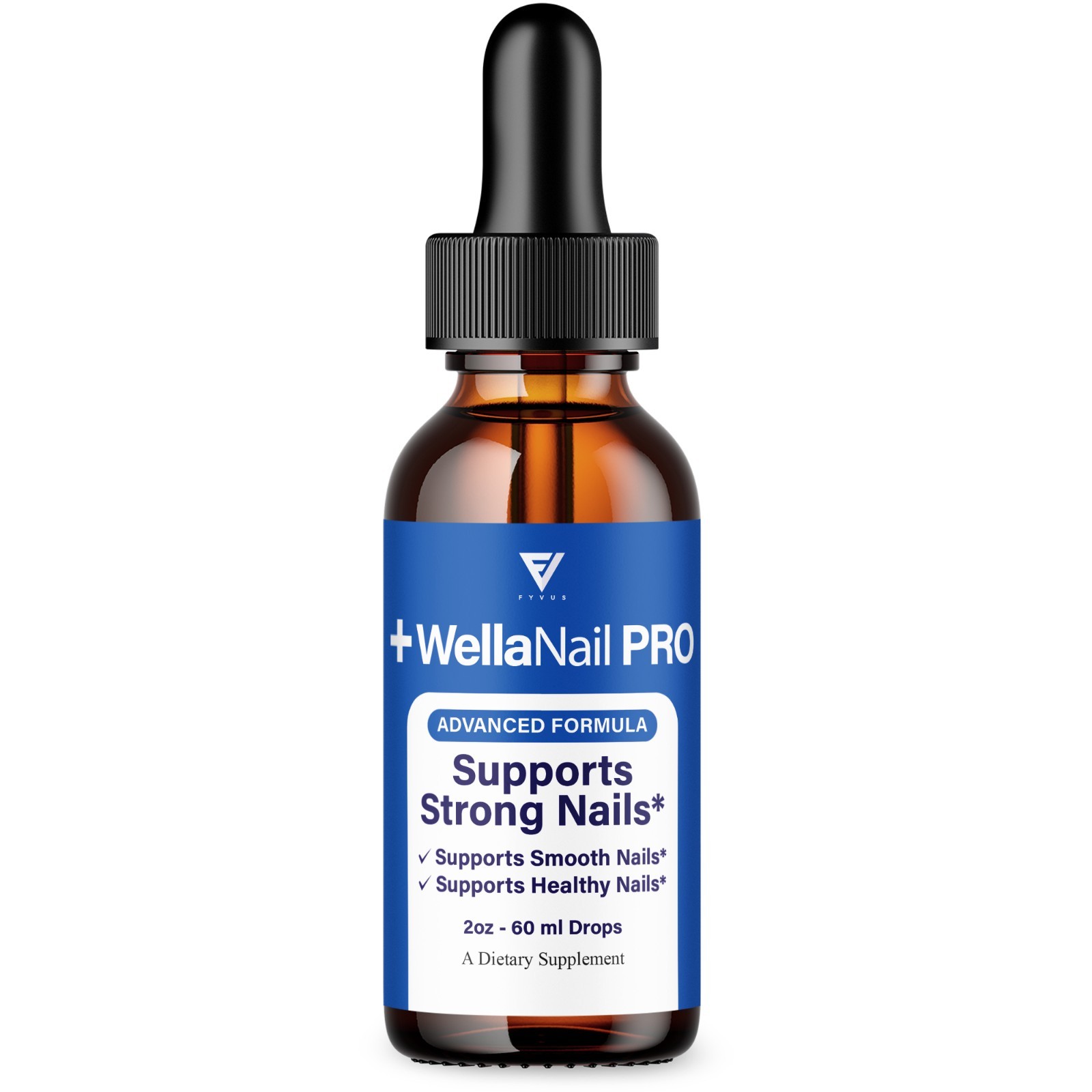 Wellanail Fungus Drops, Wellanail Healthy Nail Formula Supplement (2oz)