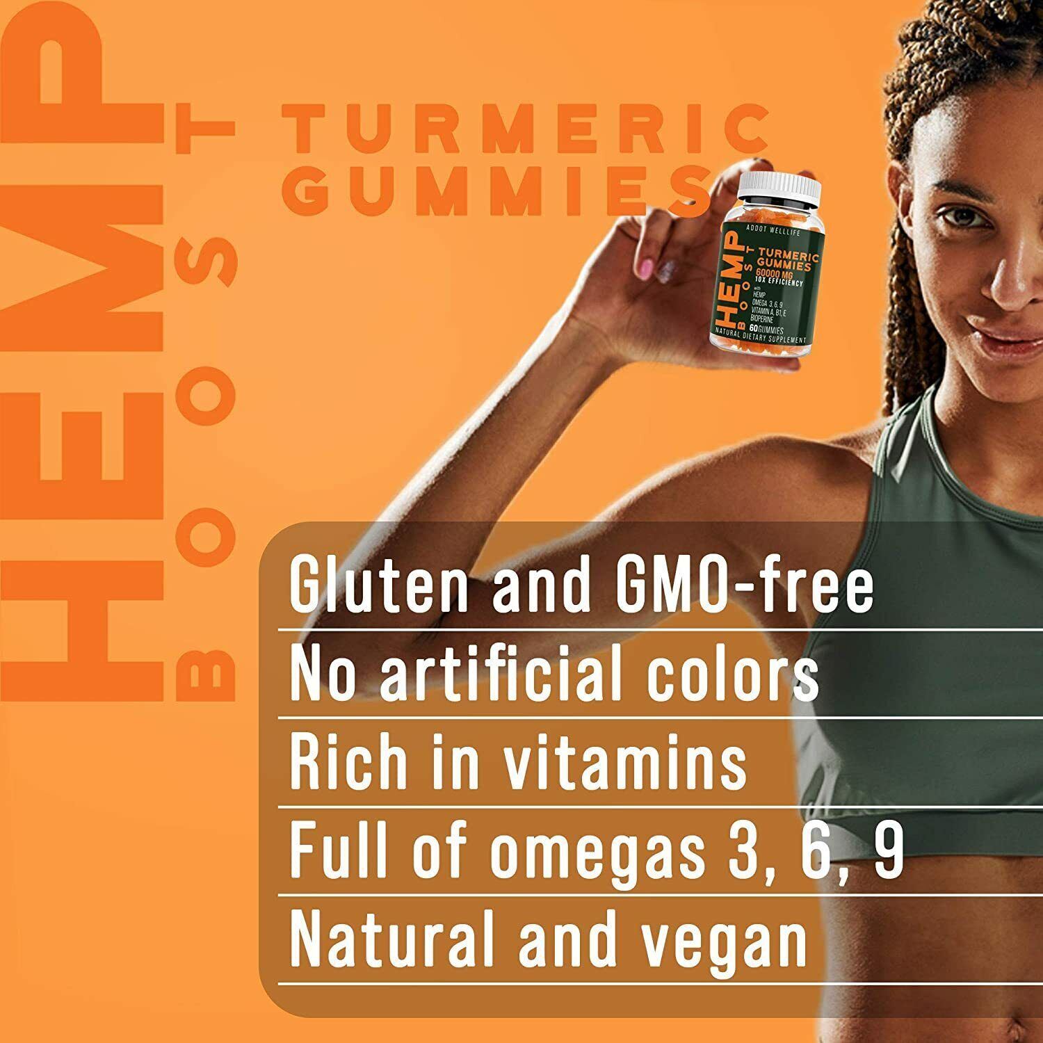 Natural Vegan Gummies – Pain Relief, Stress & Anxiety Support, Sleep Aid