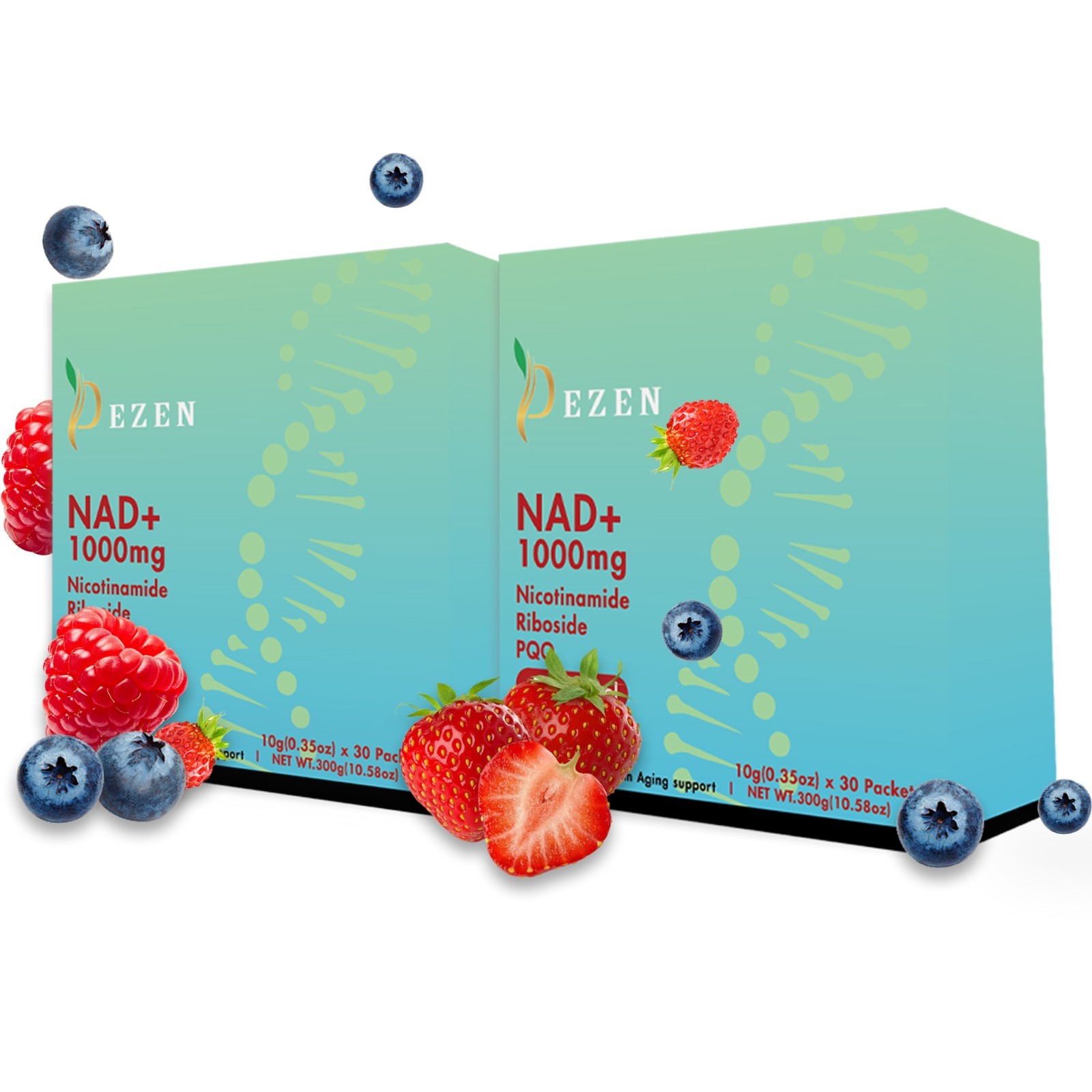 DEZEN NAD+ Liquid Drink Mix Supplement, Liposomal Nicotinamide Riboside