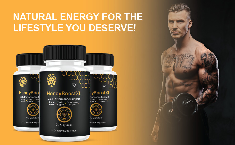 Honey Boost XL Capsules, HoneyBoost XL Performance Pills (60 Capsules)