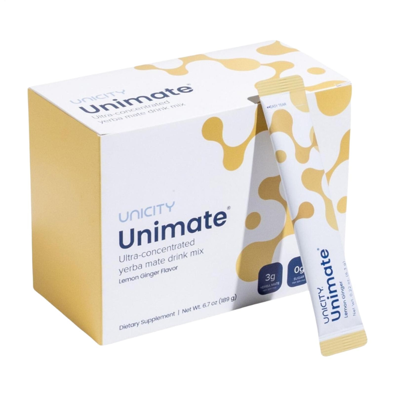 Unicity Unimate Yerba Mate Supplement LEMON LEMON ~ Exp 2027 New
