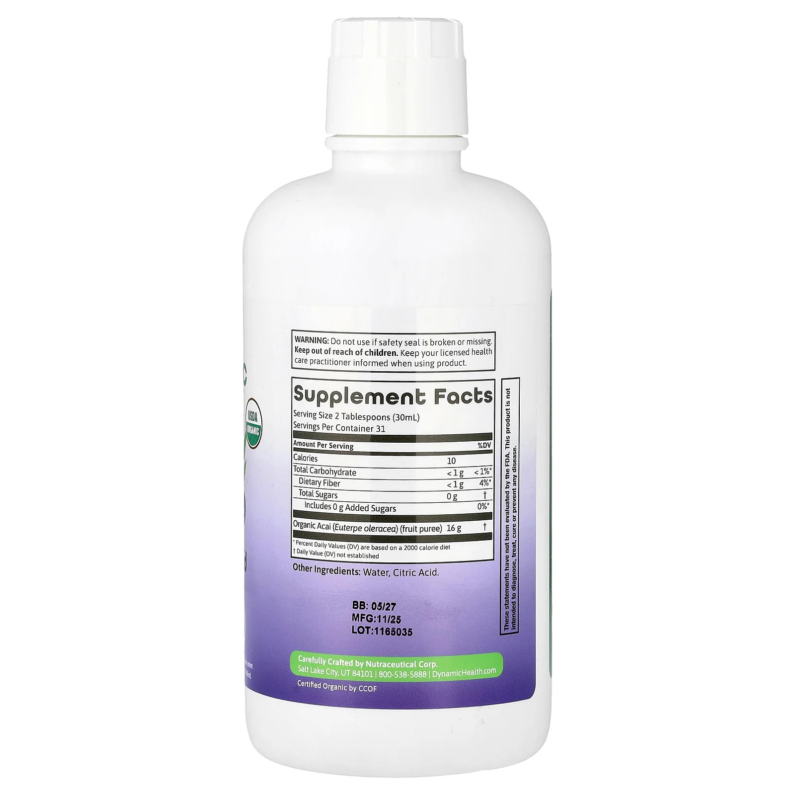 2 X Dynamic Health, Acai Gold, 32 fl oz (946 ml)