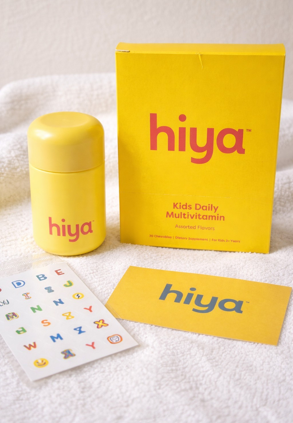 Hiya Kids Daily Multivitamin Chewable Sugar-Free Assorted Flavors 30 Tablets