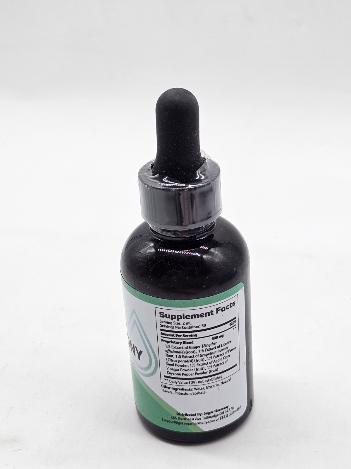 Sugar Harmony Blood Support Drops Advanced Vitamin Formula 30 Servings Exp 5/28