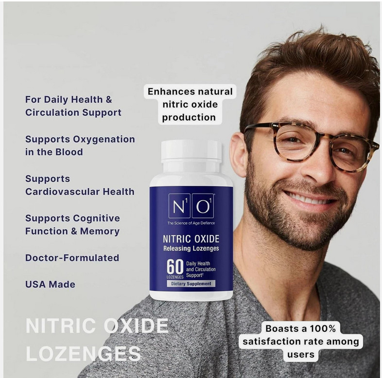 Circulation – Lozenges N1O1 60 Count Supplement For Heart Health Nitric Oxide
