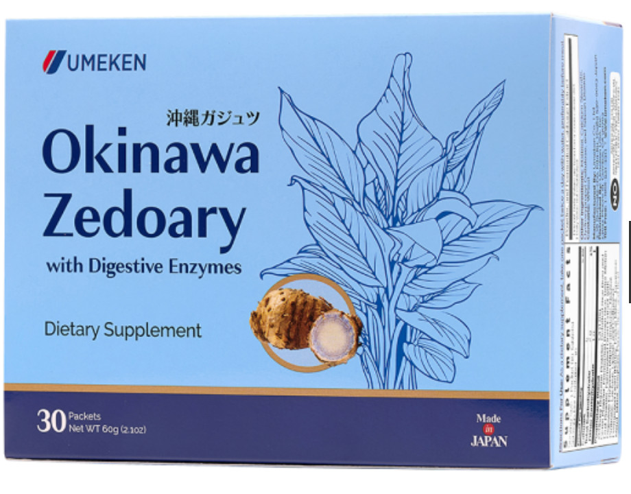 Umeken Okinawa Zedoary with Digestive Enzyme (30 Packs) Japan Authentic