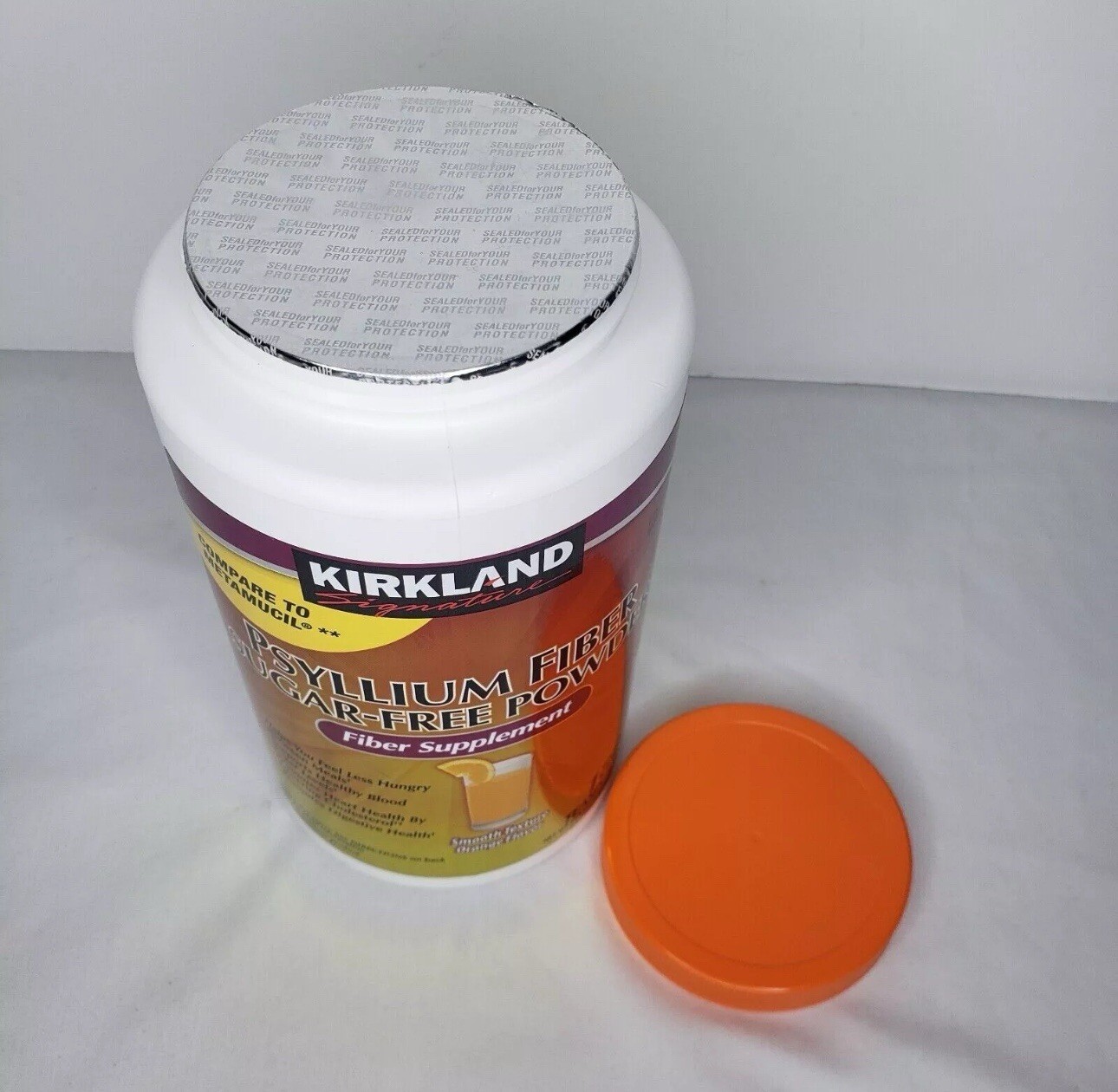 Kirkland Signature Sugar-Free Psyllium Fiber Supplement Powder, 180 Doses