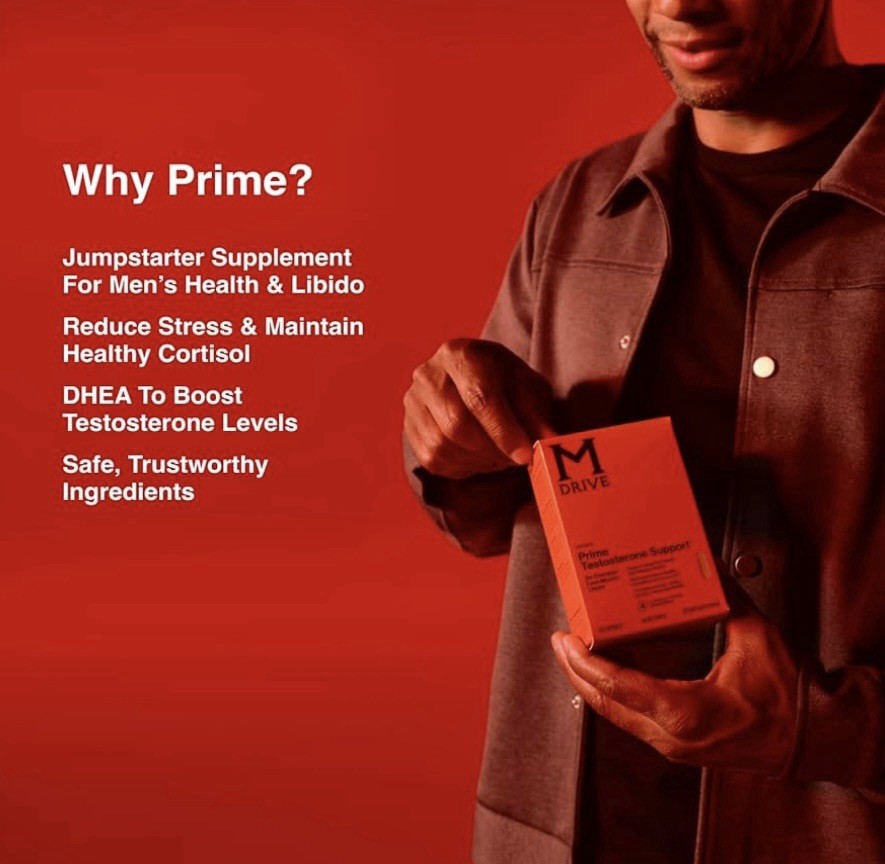 M Drive T Support Supplement For Men Max Energy Lean Muscle Gain 60 Capsules