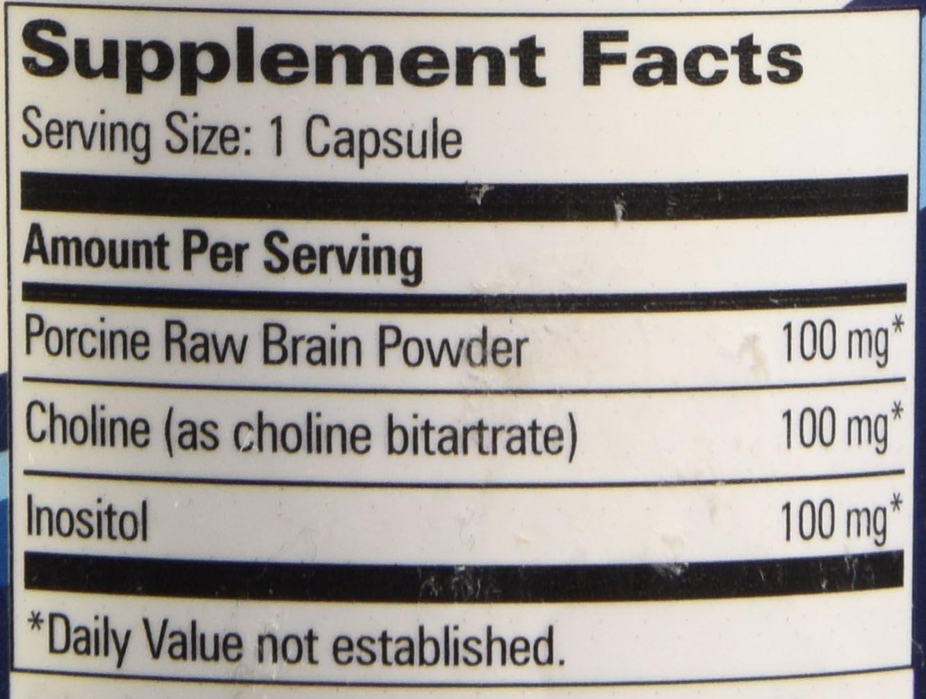 RAW BRAIN GLANDULAR – BUILD NEW BRAIN CELLS – Progressive Labs Brain Conc. 90 cp