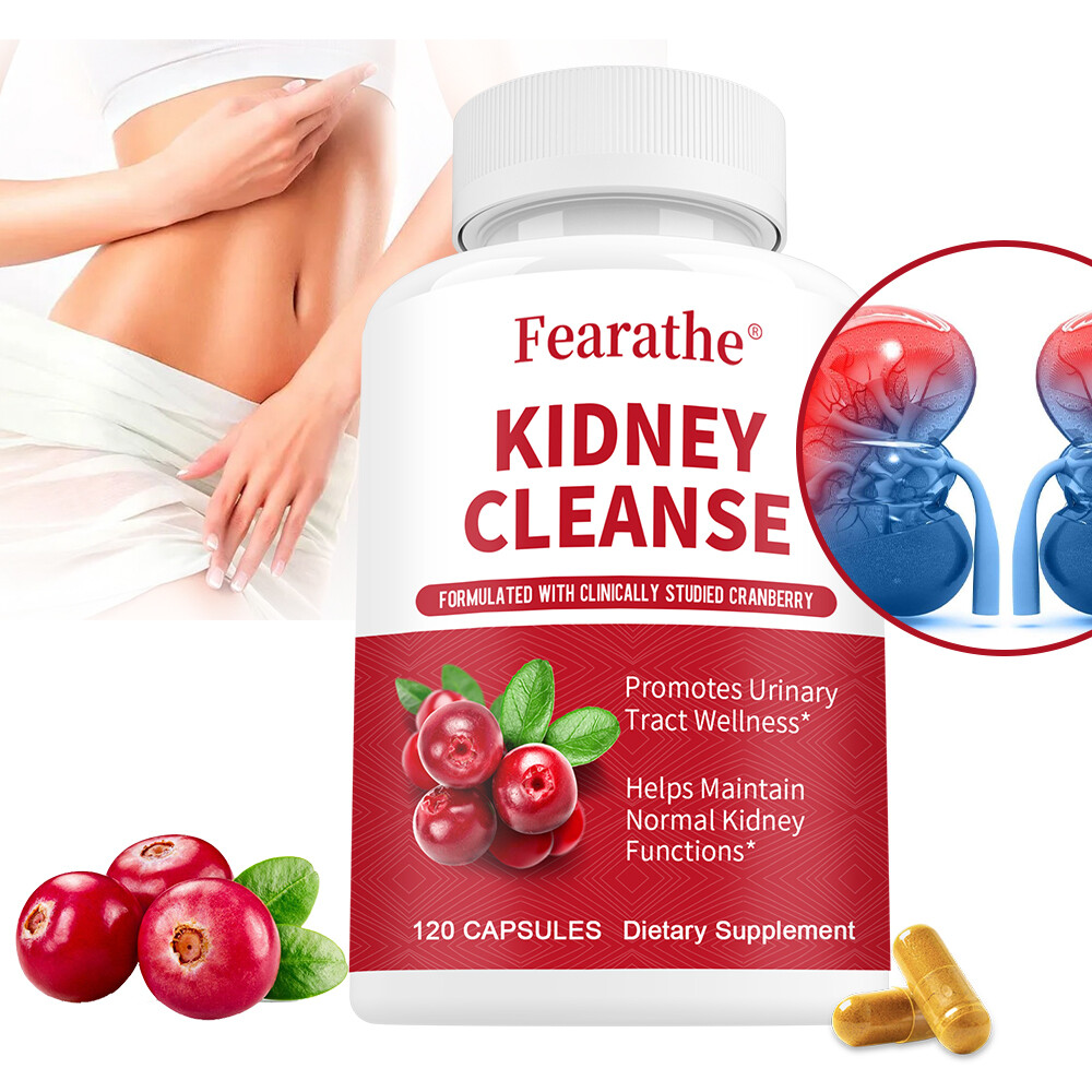 Kidney Health Cleanse Support Detox Natural Supplement High Quality