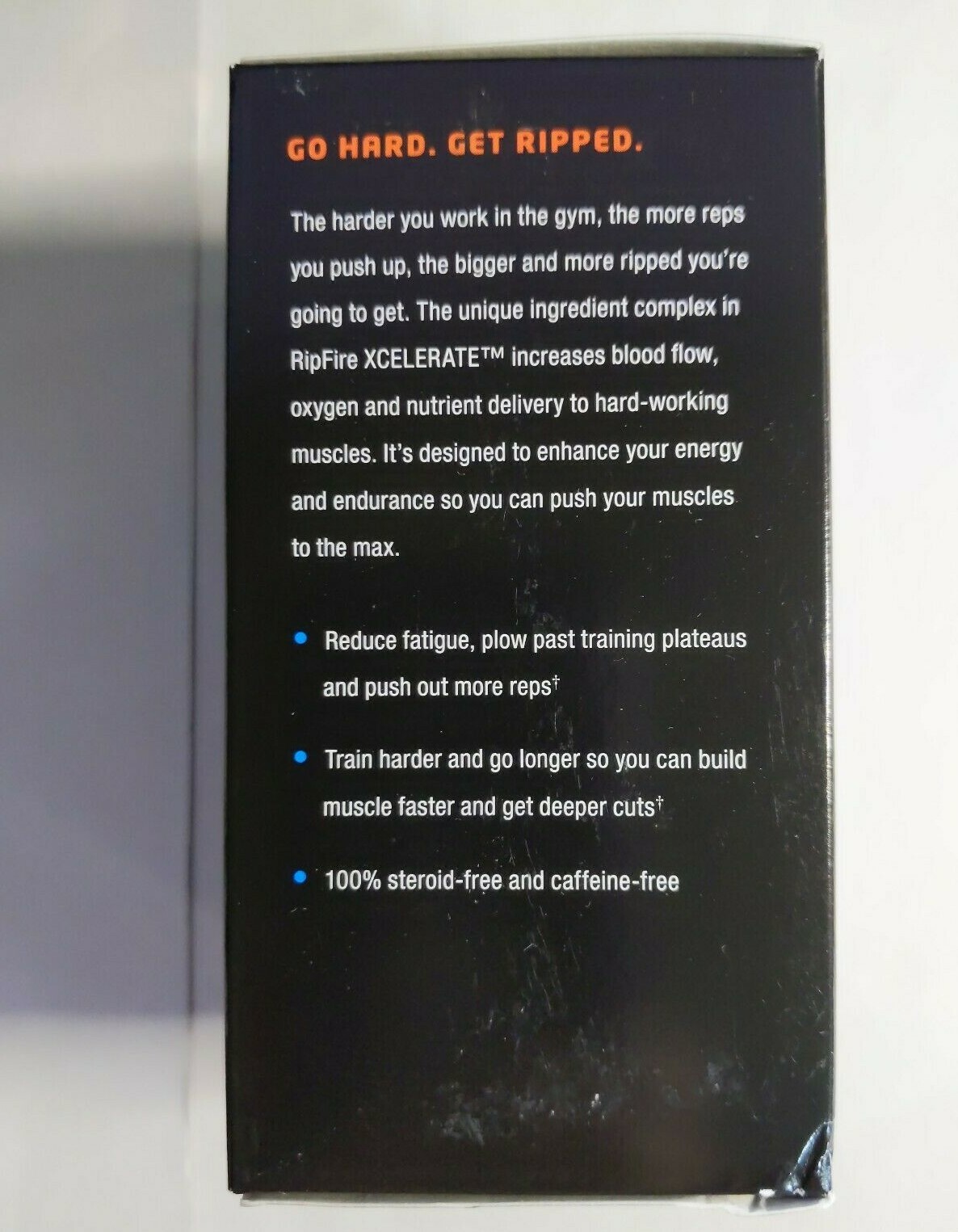 Lot of 2 RipFire Xcelerate Pre-Workout Dietary Supplement – 180 Tabs Total