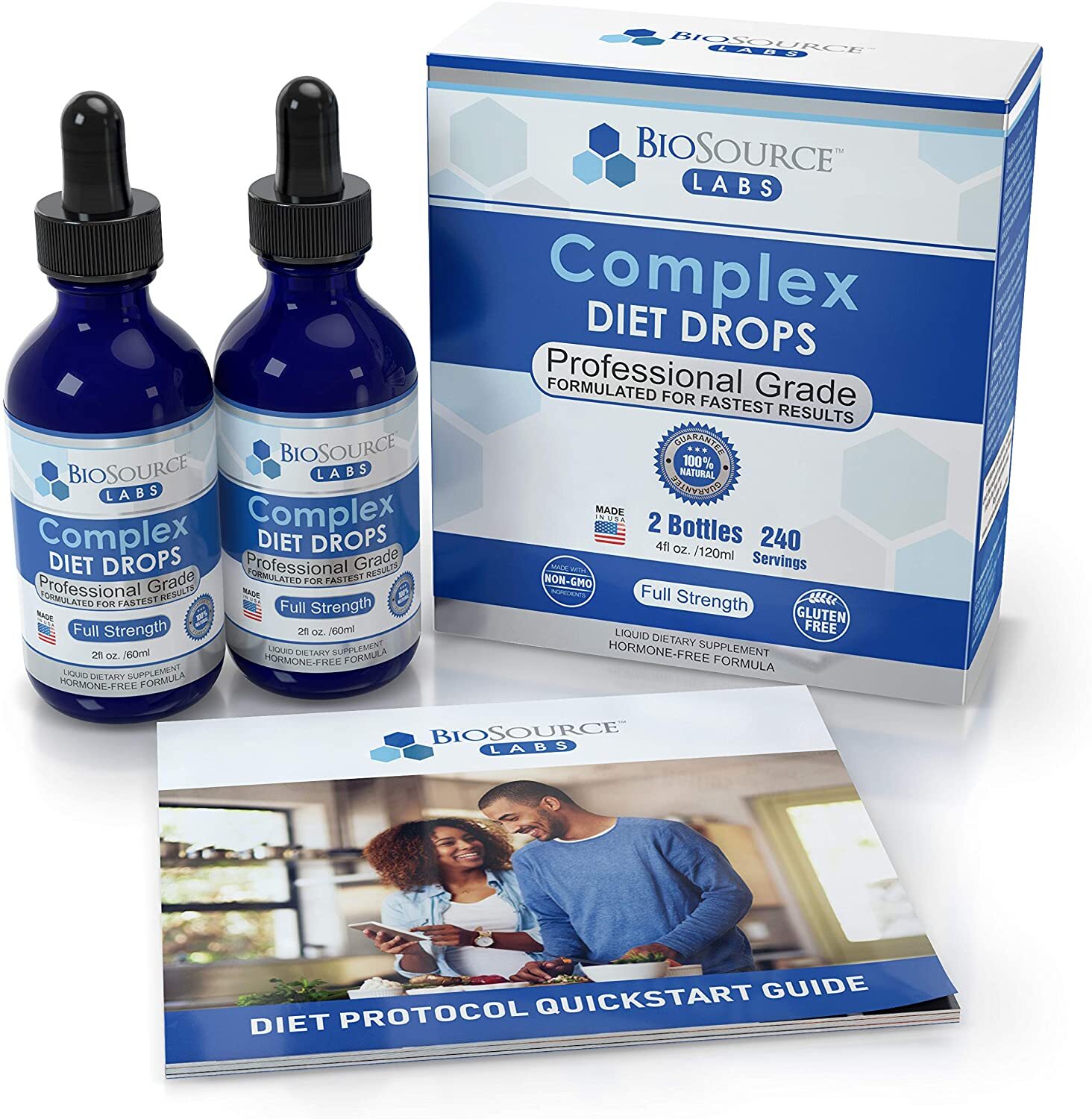 Complex Diet Drops – Natural Weight Management Drops Unisex 2 oz – Pack of 2