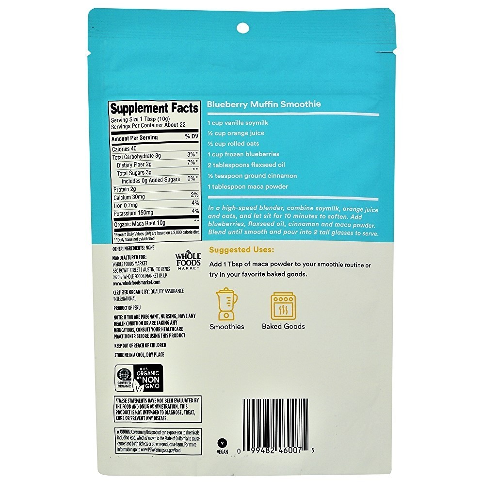 365 by Whole Foods Market Organic Maca Powder, 8 oz