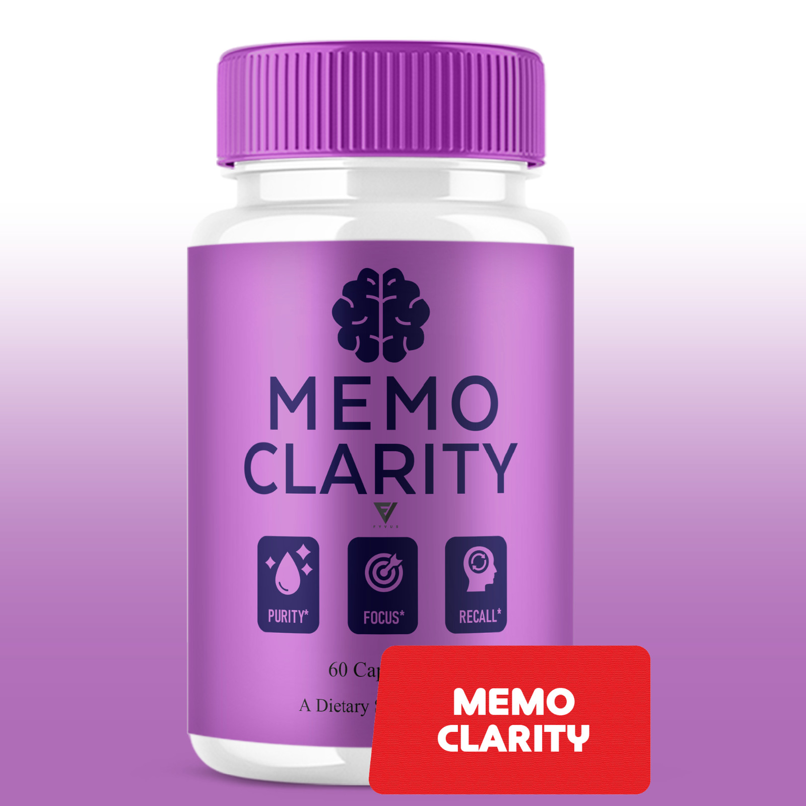 (2 Pack) Memo Clarity Memory Capsules, MemoClarity Focus Support (120 Capsules)