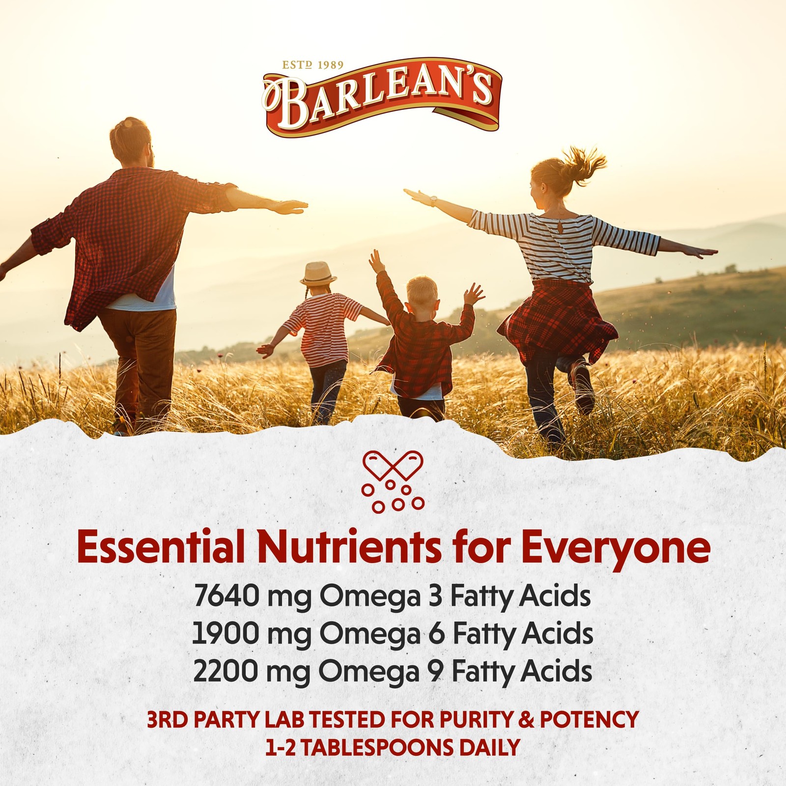 Barlean’s Organic Flaxseed Oil Liquid from 32 Fl Oz (Pack of 1), Default