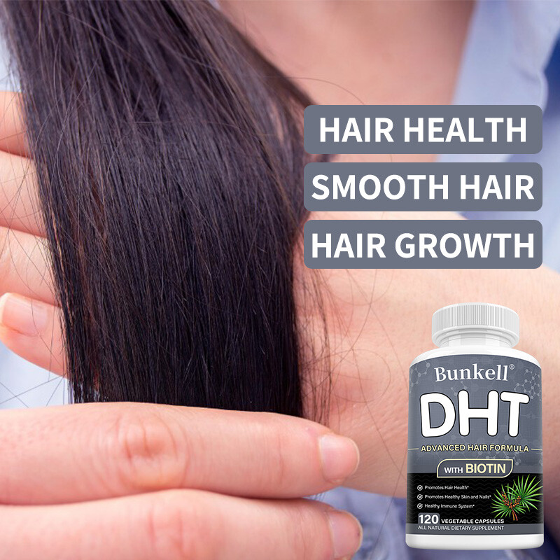 DHT Blocker with Biotin – Boosts Hair Growth & New Follicle Growth