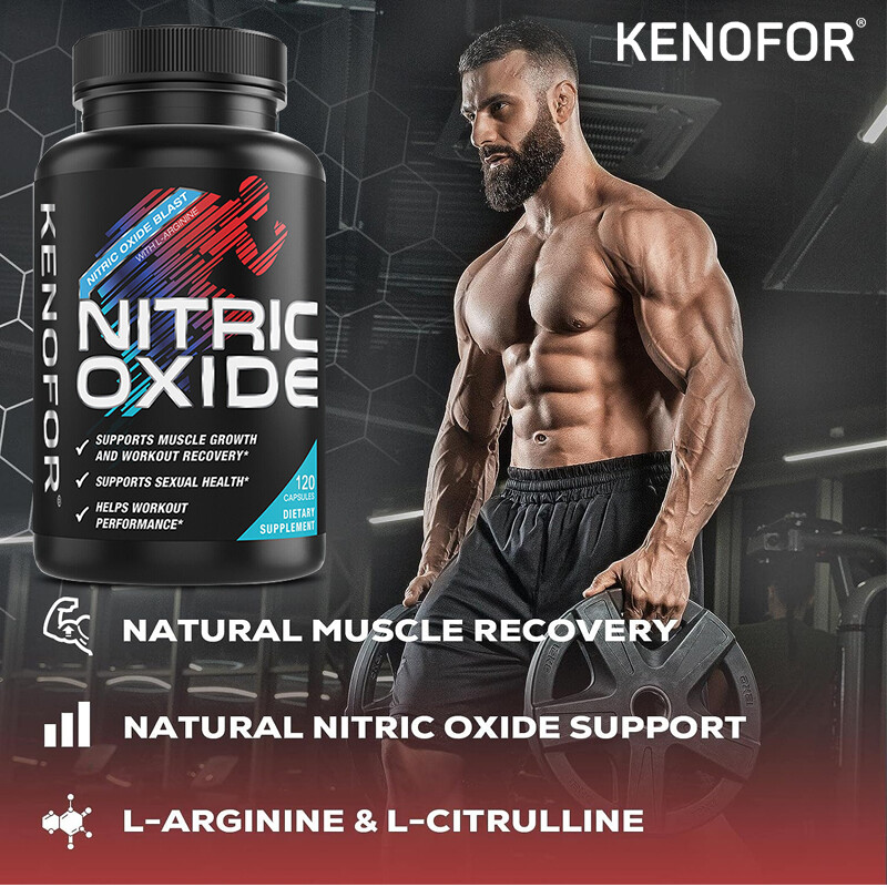 Nitric Oxide Booster L Arginine, L-Citrulline 1300mg 120 Caps Highest Potency