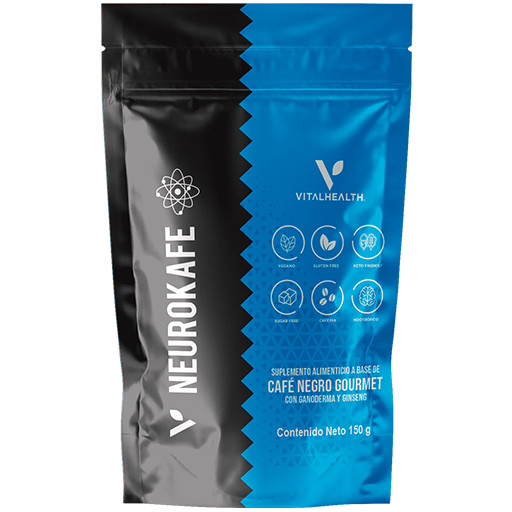 VITAL HEALTH V-NEUROKAFE Gourmet Dark Roast Coffee (Dietary Supplement) 5.30oz
