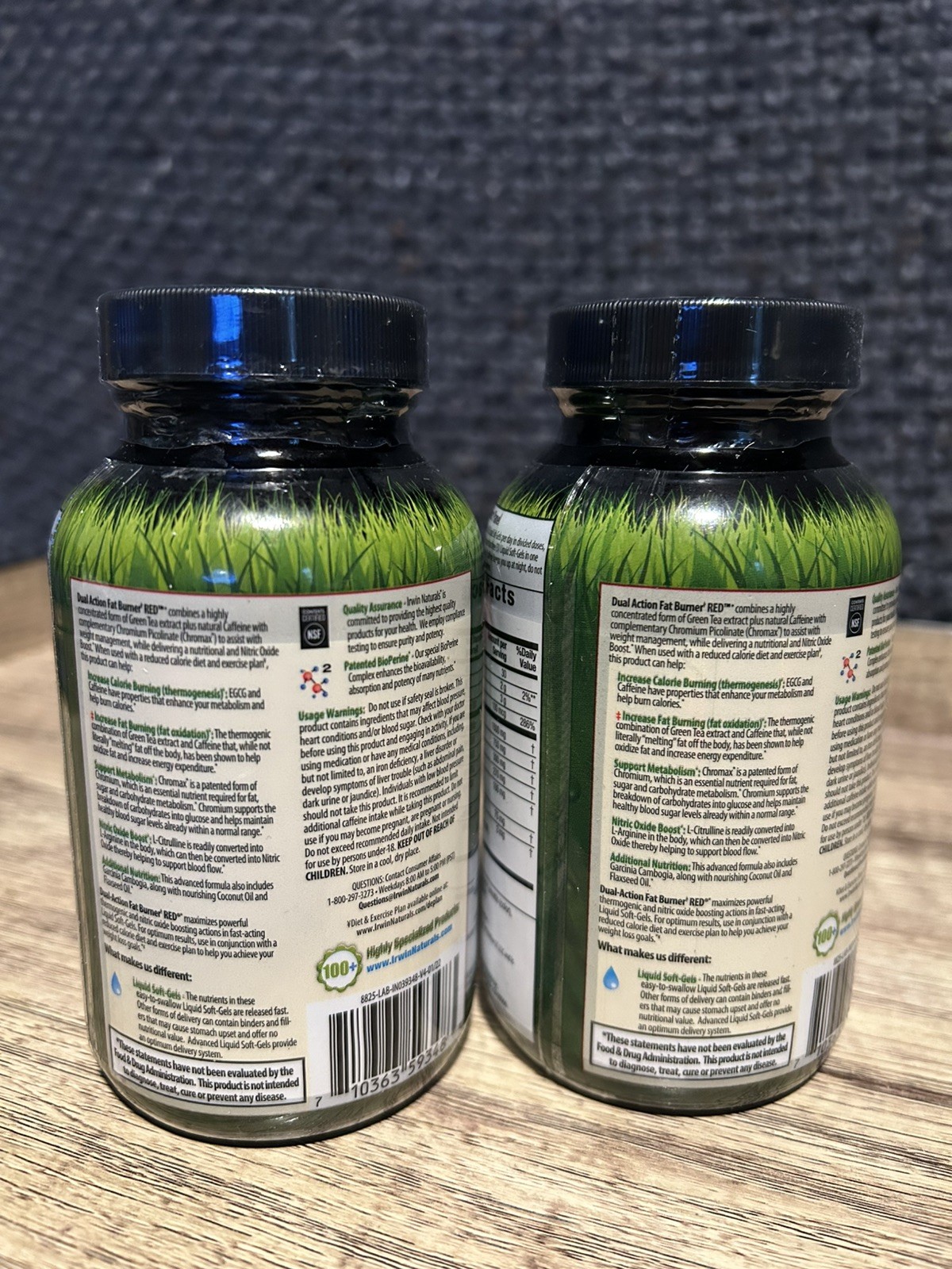 Irwin Naturals Dual-Action Fat Burner RED 75 Softgels Each (2 Pack), BB: 07/2026