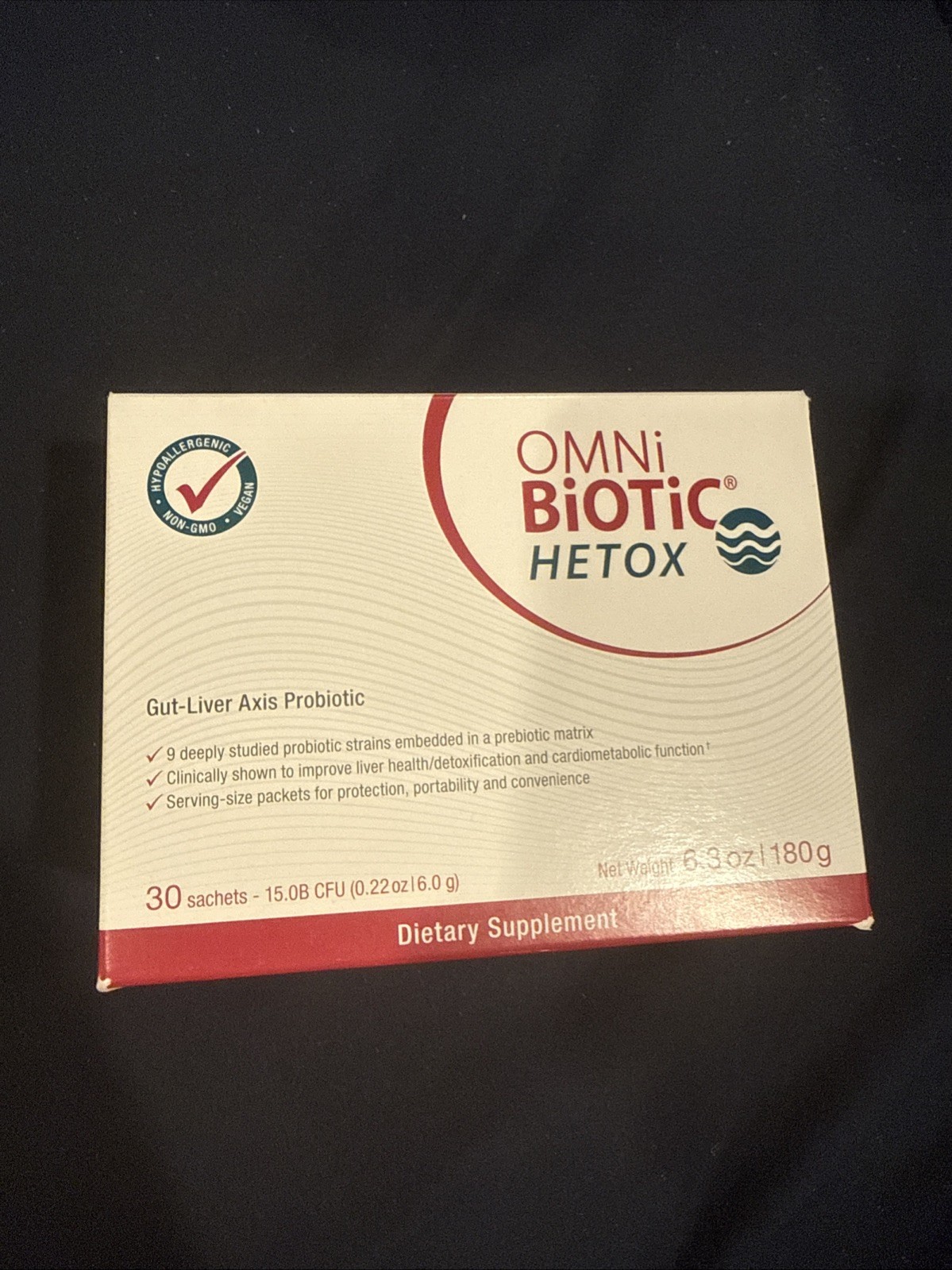 OMNi-BiOTiC HETOX Gut-Liver Axis Probiotic 30 Sachets 15B CFU Dietary Supplement