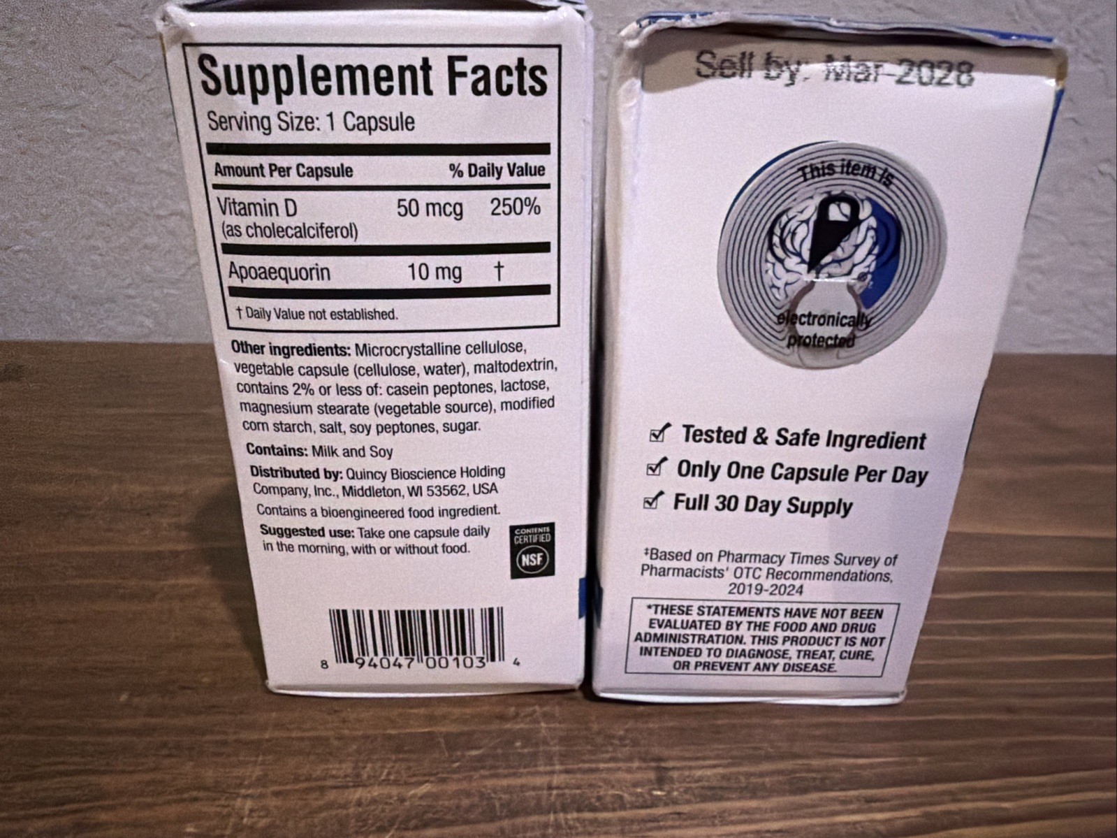 Prevagen Regular Strength 10mg Capsules – 30 Count – 2 Pack (60-Day Supply) 2028