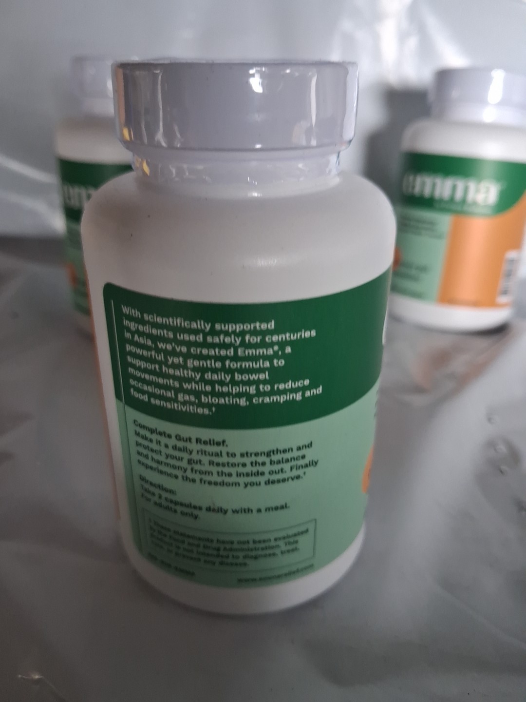 Emma by Enclave BioActives Digestive Support Capsules 60 Vitamin D 3pk