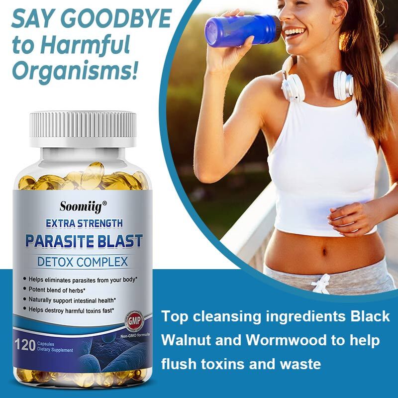 Detox Cleanse Caps,Full Gut to Healthy Digestion & Intestinal Balance,120 Count
