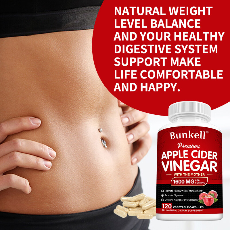 Apple Cider Vinegar Capsules – Detoxification, Weight Loss and Fat Reduction