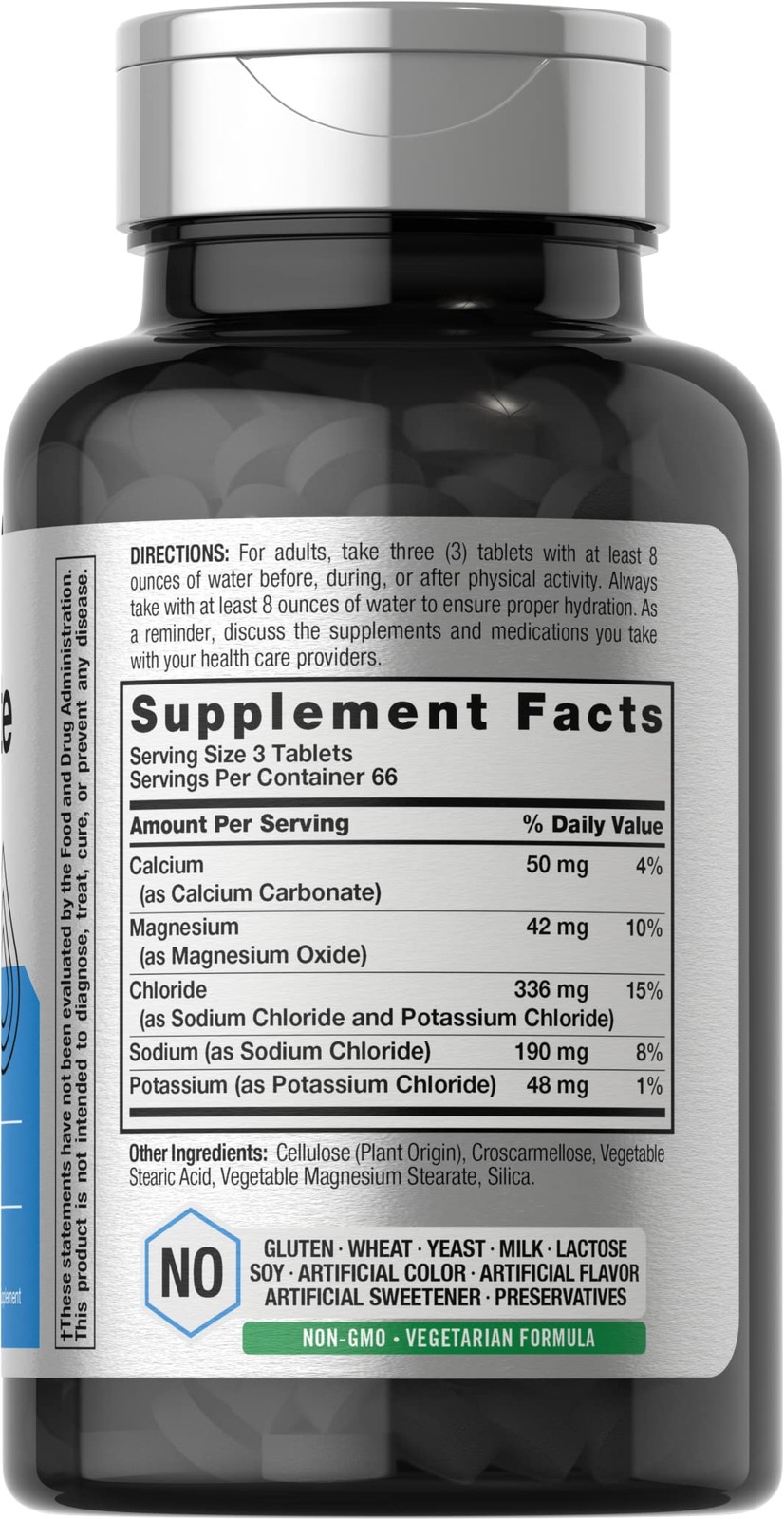 Horbäach Electrolyte Tablets | 200 Count | Helps 200 (Pack of 1)