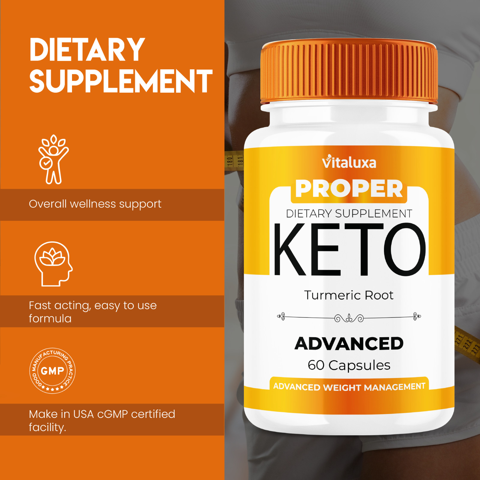 (3 Pack) Proper Keto Pills, Supplement for Weight Loss Support (180 Capsules)
