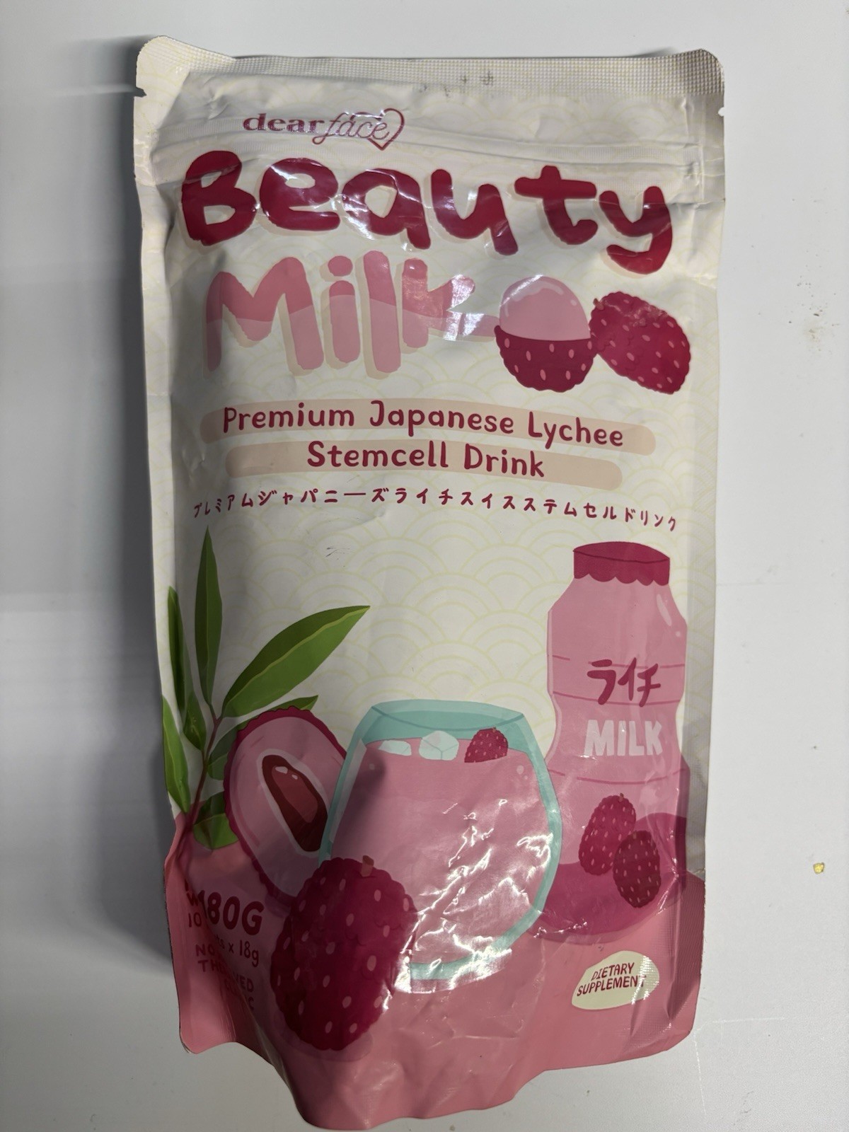 Dear Face Beauty Milk Premium Japanese Lychee (Louise Beauty Box 🇺🇸)