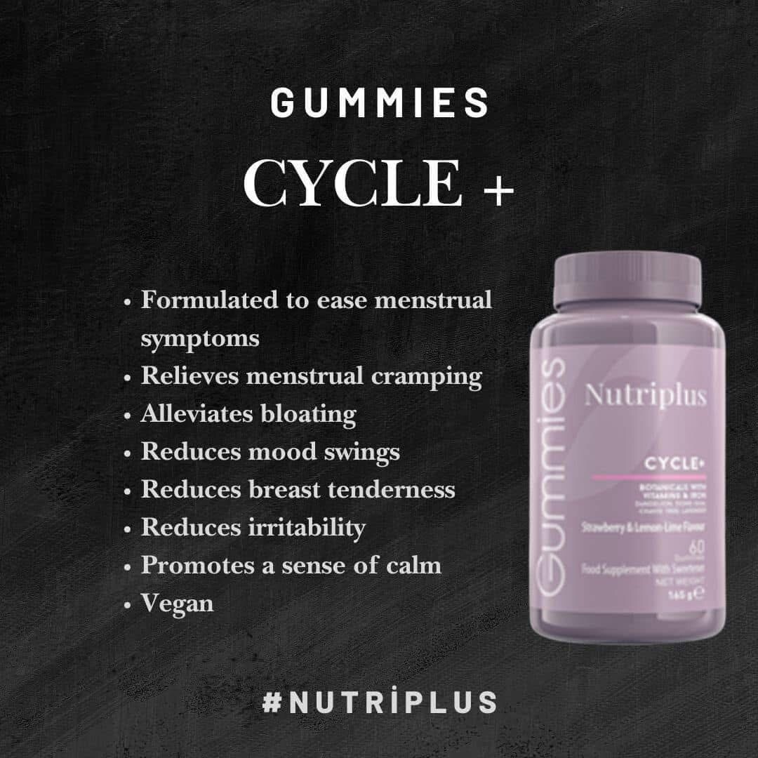 FARMASI ❤️ NUTRIPLUS 🐥 CYCLICAL RELIEF GUMMIES for Menstrual 🐥 FREE SHIPPING