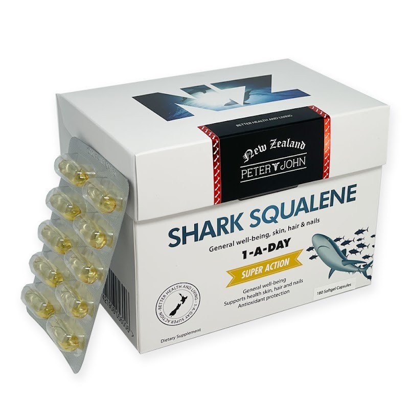 Shark Squalene Softgels (180 Capsules) – 3 Pack