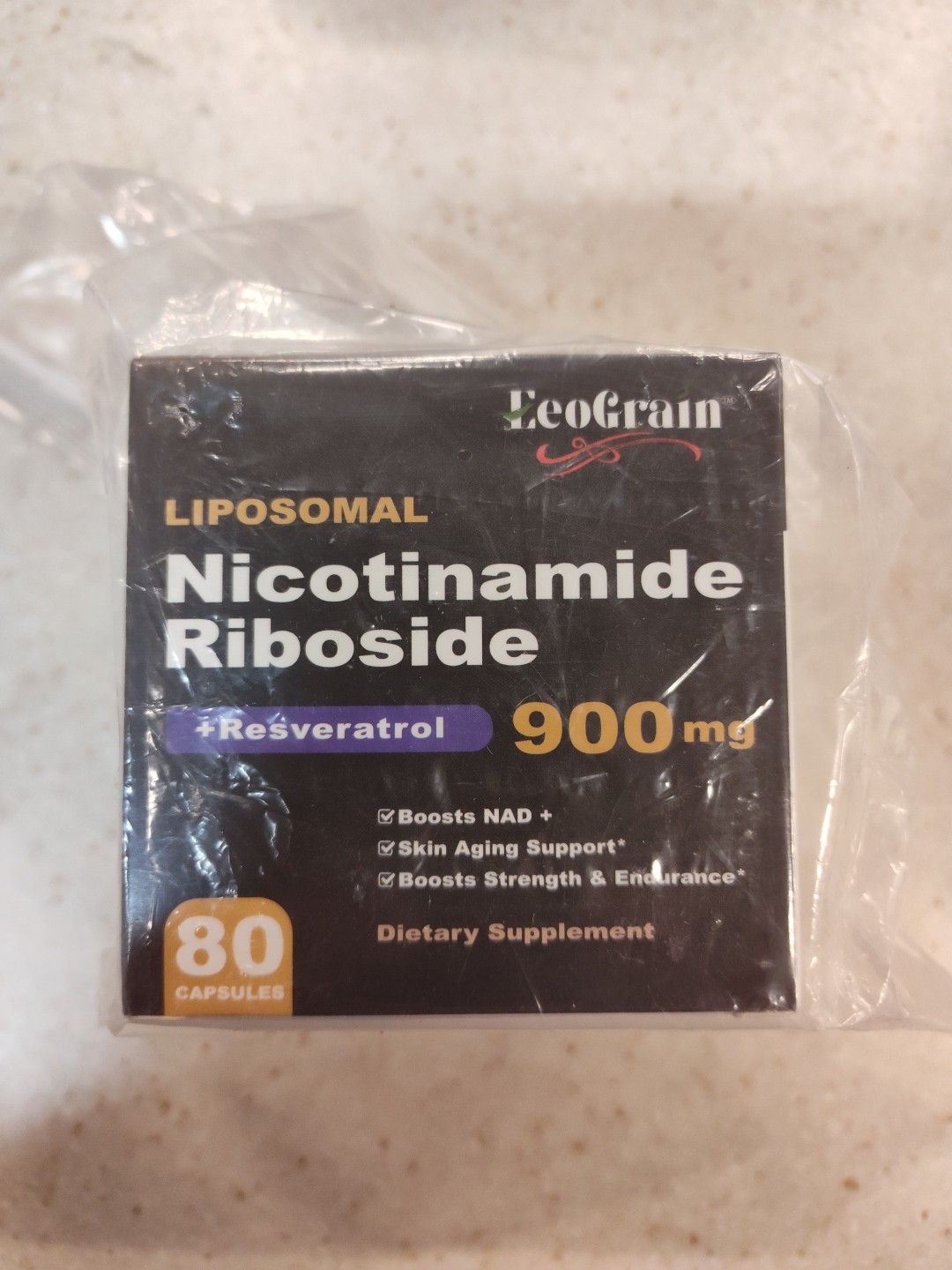 Liposomal Nicotinamide Riboside Resveratrol 900MG 80 Capsules EXP 3/2027