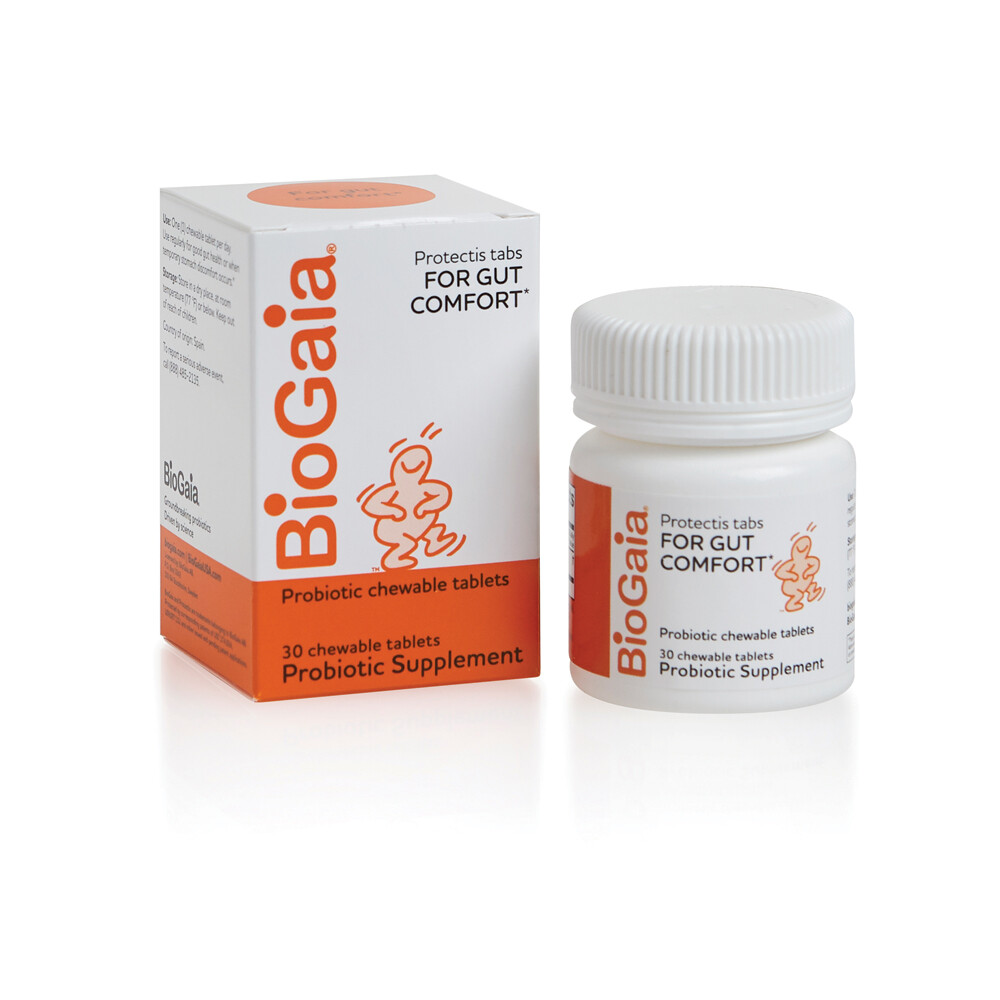 BioGaia ProTectis Chewable Tablets for Toddlers, Kids, and Teens, 30 ct, 1 pack