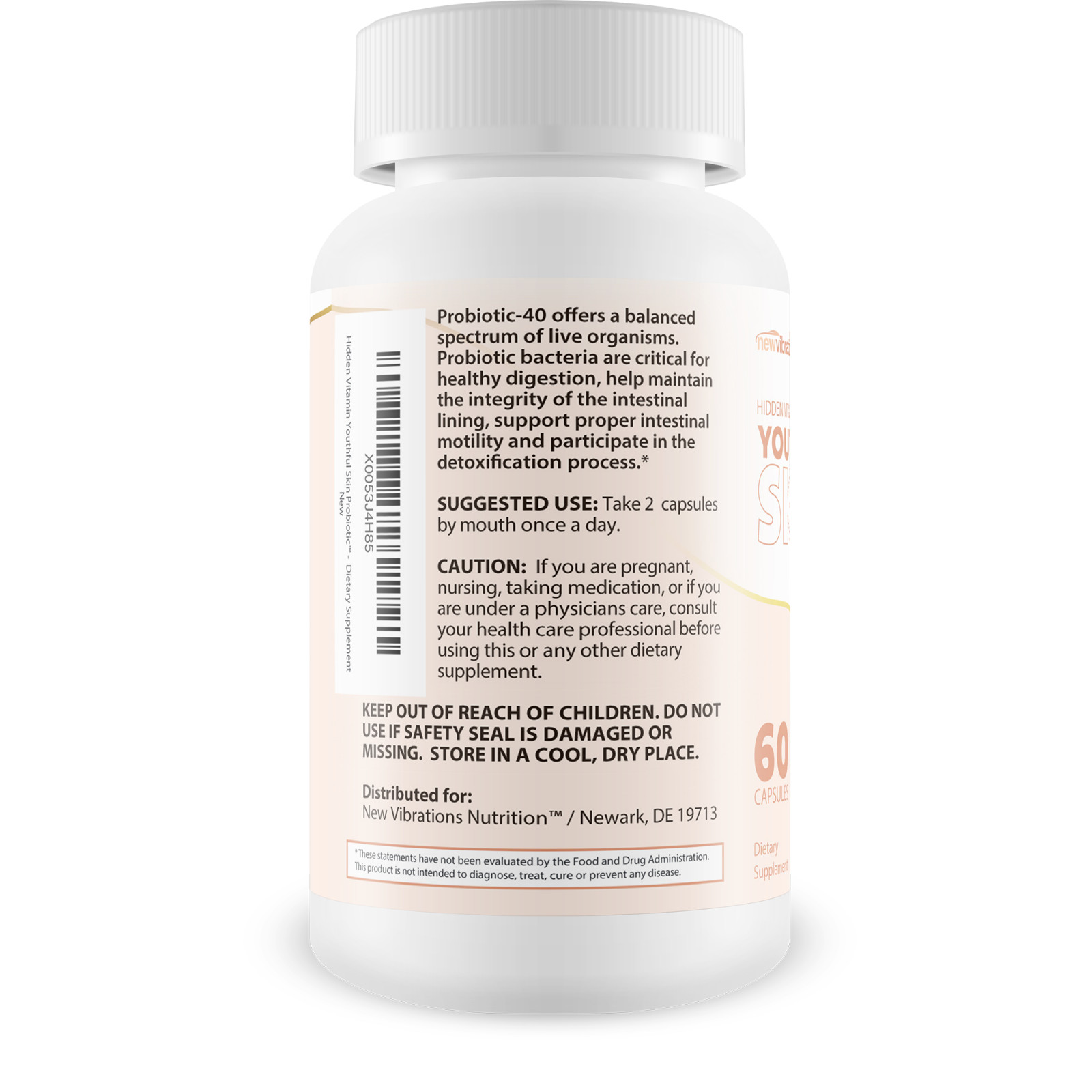 Hidden Vitamin Youthful Skin Probiotic – Our Best Anti Aging Skin Probiotics