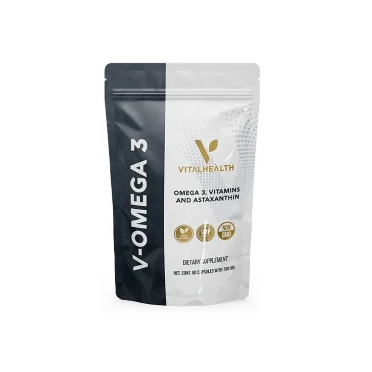 V-OMEGA 3 Brian Skin 90 Capsules Vital Health