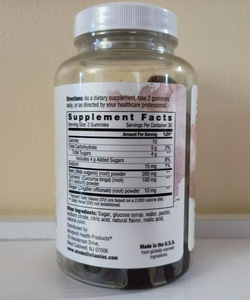 Nutritionworks® Beets with Turmeric & Ginger Gummies Circulation Superfood