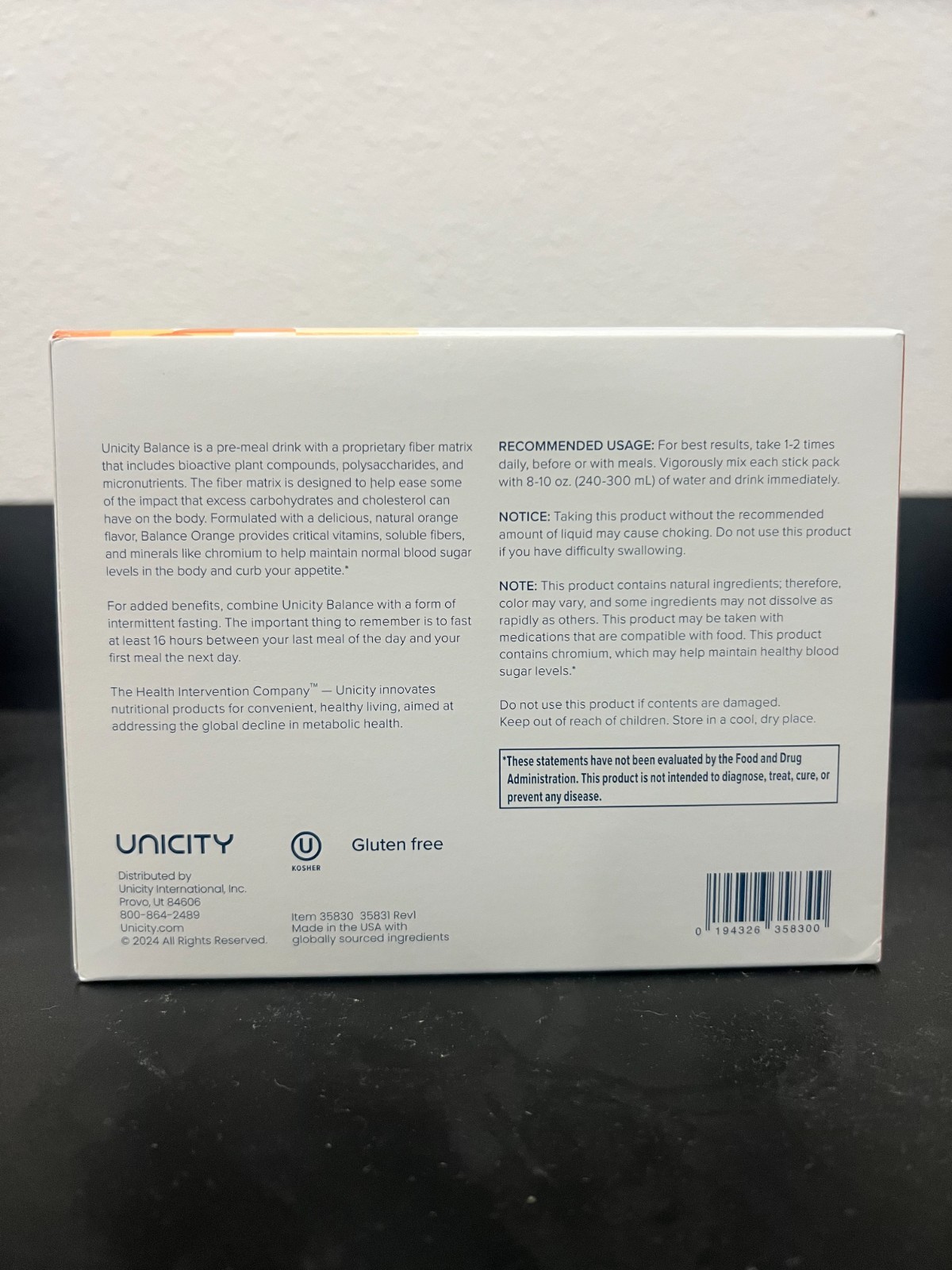 Unicity UniMate & Balance Combo Pack | Energy, Gut & Metabolism | 60+30 Sachets