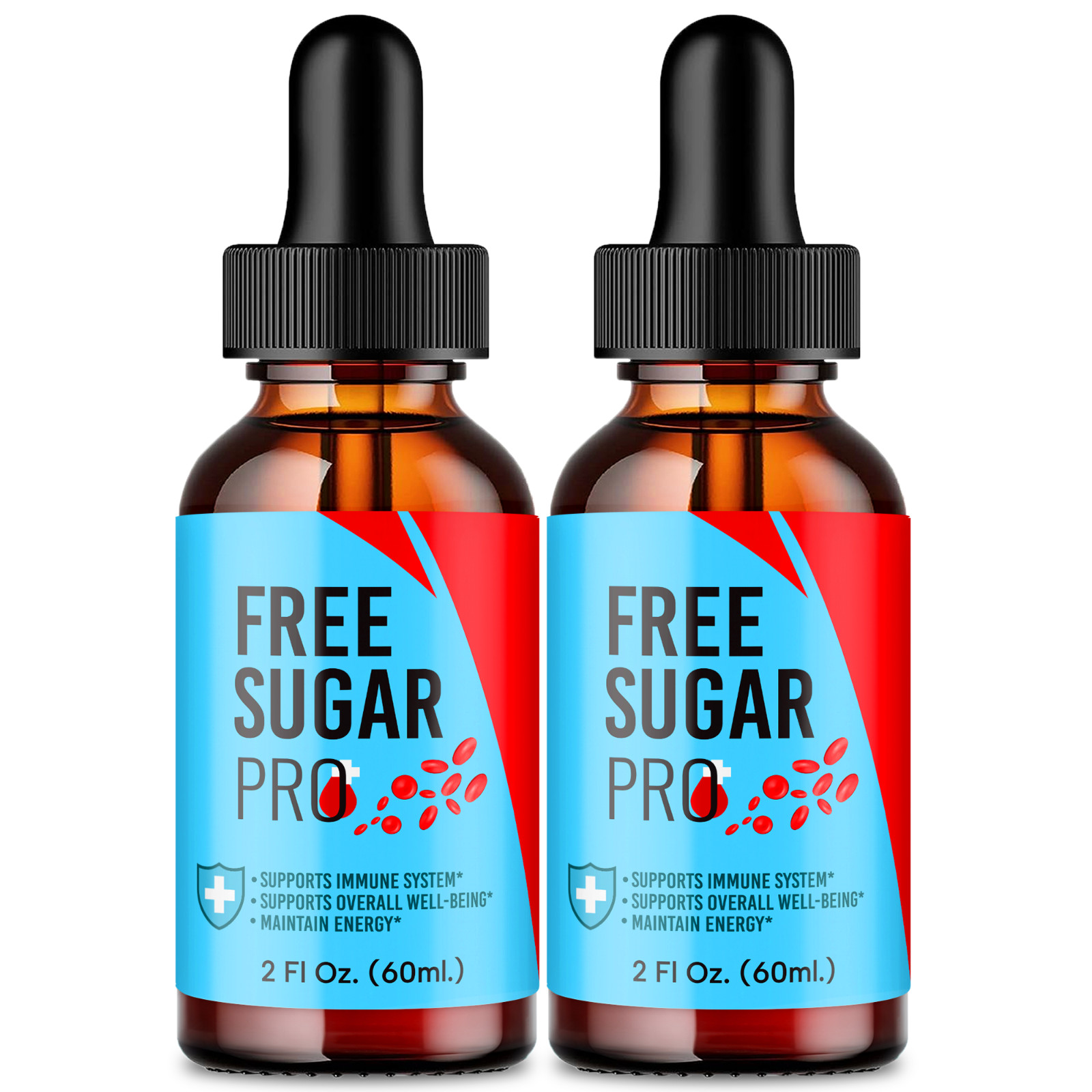 (2 Pack) Free Sugar Pro Drops – Free Sugar Pro for Healthy Blood Liquid Drops