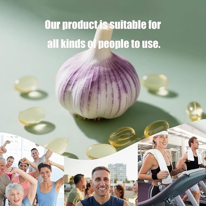 1-3Pack Elare Aged Garlic Extract, 300 Softgels, 7500mg Odorless Heart & Immune
