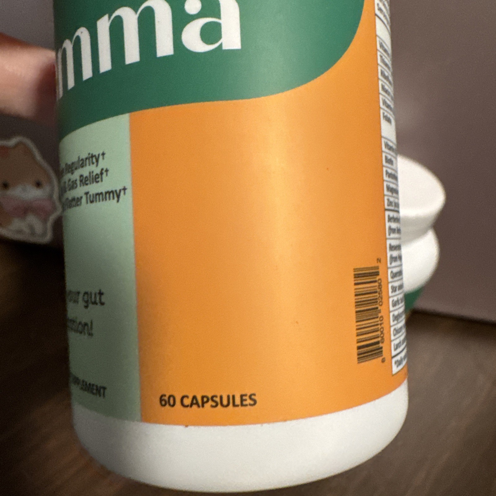 Emma Gut Health Supplement Regularity Bloating Gas Relief (2) 60 Count Bottles